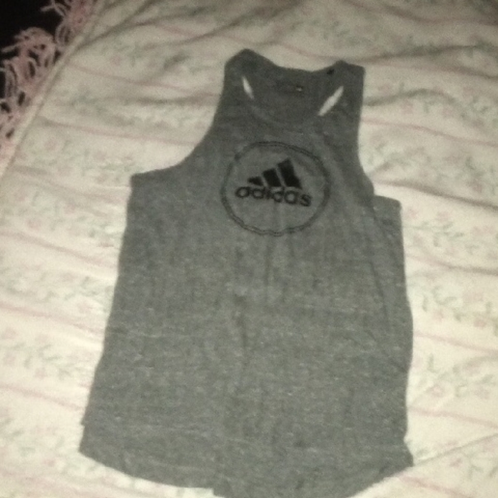Adidas  Gray Tank Top